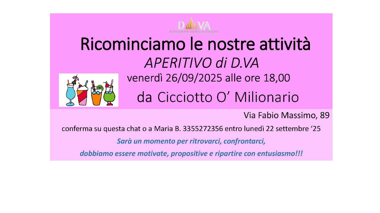 ricominciamo sett 2025